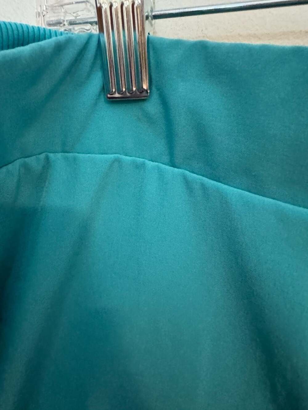 Chico's Zenergy Blue Ruched Ankle Pull On Crop Pants Size 3 US 16 - Picture 5 of 5